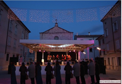 Prove per concerto di Natale Gradisca 2007